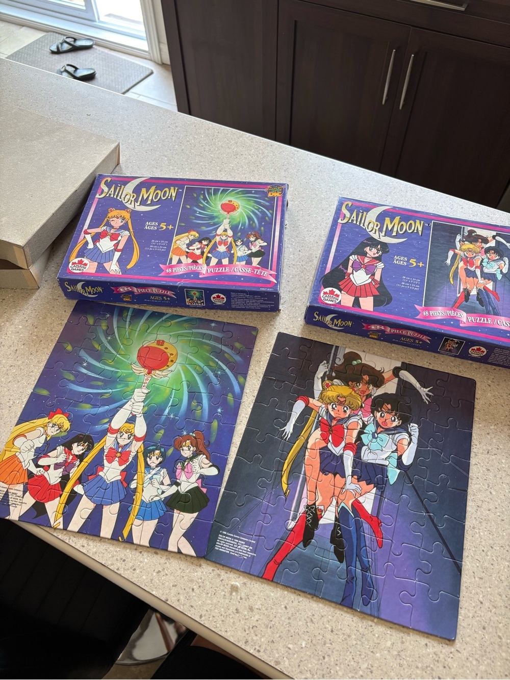 Sailor Moon Canada Games 1996 Puzzle Complete With Good Box